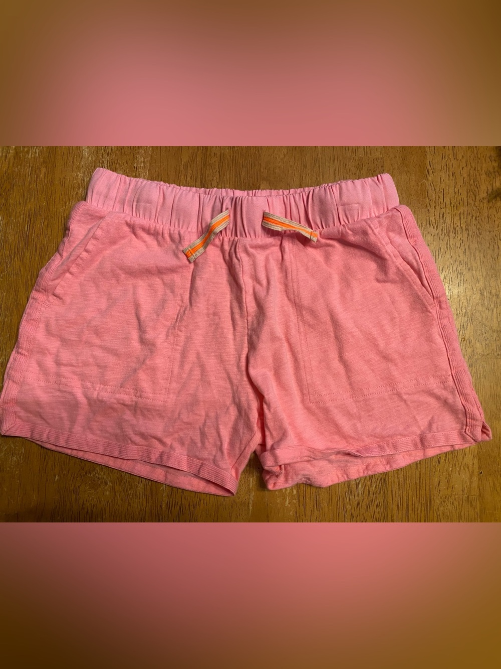 Crewcuts Pink Girls' Cotton Drawstring Shorts